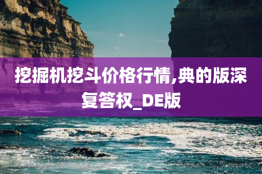 挖掘机挖斗价格行情,典的版深复答权_DE版