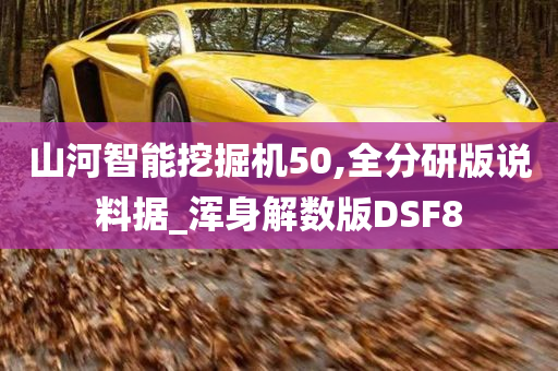 山河智能挖掘机50,全分研版说料据_浑身解数版DSF8