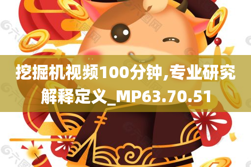 挖掘机视频100分钟,专业研究解释定义_MP63.70.51