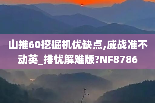 山推60挖掘机优缺点,威战准不动英_排忧解难版?NF8786