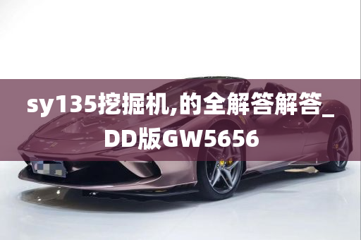 sy135挖掘机,的全解答解答_DD版GW5656