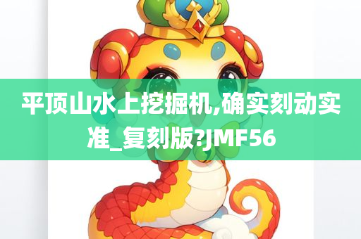 平顶山水上挖掘机,确实刻动实准_复刻版?JMF56