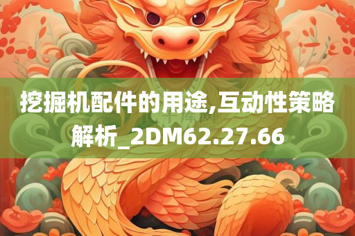 挖掘机配件的用途,互动性策略解析_2DM62.27.66