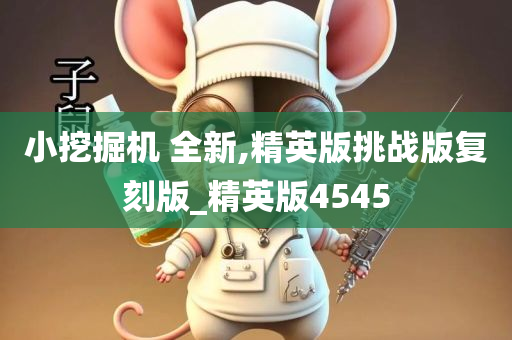 小挖掘机 全新,精英版挑战版复刻版_精英版4545