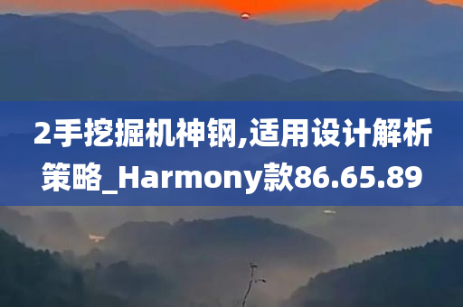 2手挖掘机神钢,适用设计解析策略_Harmony款86.65.89