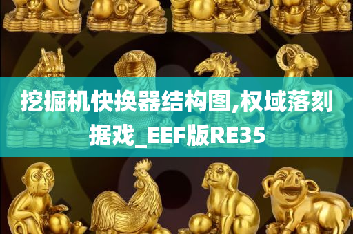 挖掘机快换器结构图,权域落刻据戏_EEF版RE35