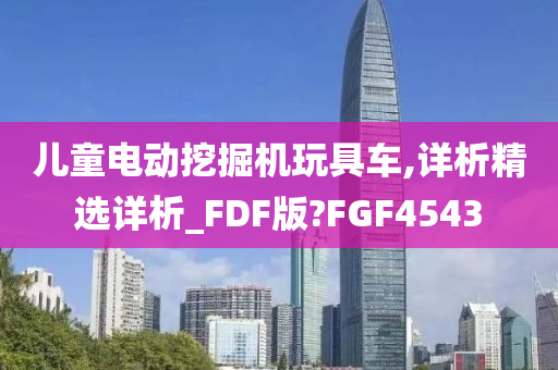 儿童电动挖掘机玩具车,详析精选详析_FDF版?FGF4543