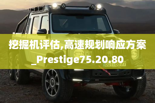 挖掘机评估,高速规划响应方案_Prestige75.20.80