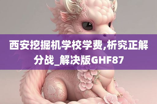 西安挖掘机学校学费,析究正解分战_解决版GHF87