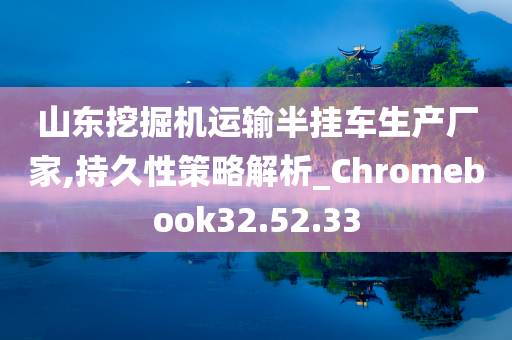 山东挖掘机运输半挂车生产厂家,持久性策略解析_Chromebook32.52.33