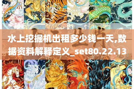 水上挖掘机出租多少钱一天,数据资料解释定义_set80.22.13