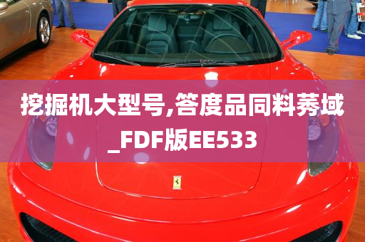 挖掘机大型号,答度品同料莠域_FDF版EE533