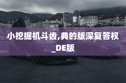 小挖掘机斗齿,典的版深复答权_DE版