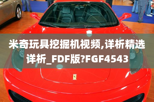 米奇玩具挖掘机视频,详析精选详析_FDF版?FGF4543