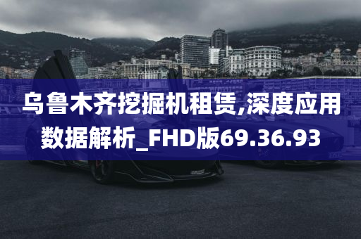 乌鲁木齐挖掘机租赁,深度应用数据解析_FHD版69.36.93