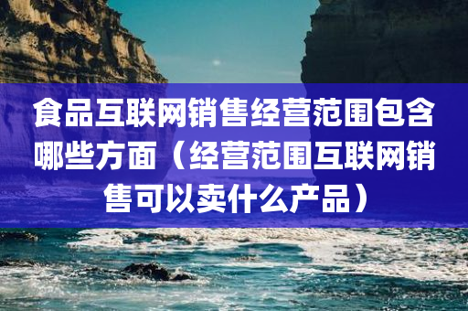 食品互联网销售经营范围包含哪些方面（经营范围互联网销售可以卖什么产品）