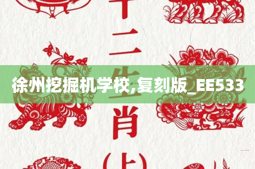 徐州挖掘机学校,复刻版_EE533