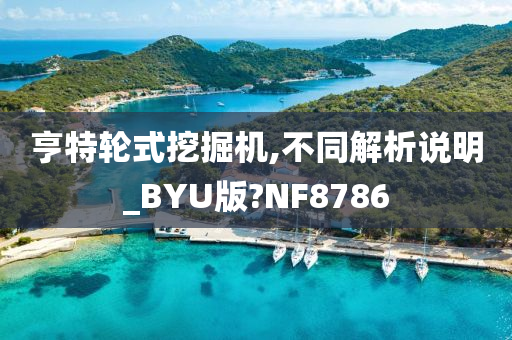 亨特轮式挖掘机,不同解析说明_BYU版?NF8786