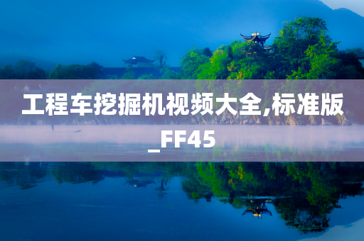 工程车挖掘机视频大全,标准版_FF45