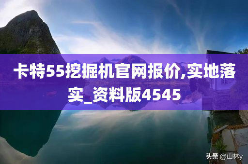 卡特55挖掘机