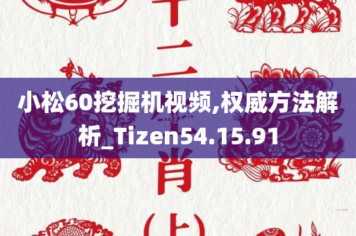 小松60挖掘机视频,权威方法解析_Tizen54.15.91