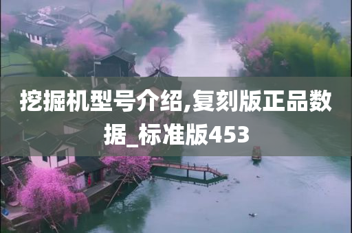 挖掘机型号介绍,复刻版正品数据_标准版453