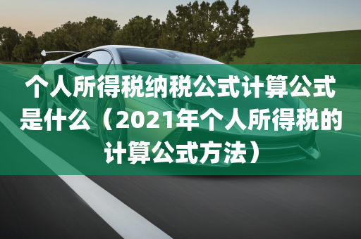 个人所得税纳税公式计算公式是什么（2021年个人所得税的计算公式方法）