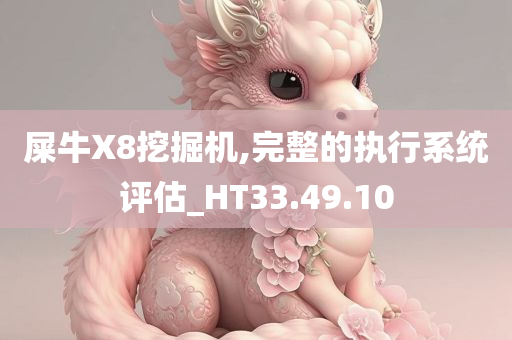 屎牛X8挖掘机,完整的执行系统评估_HT33.49.10