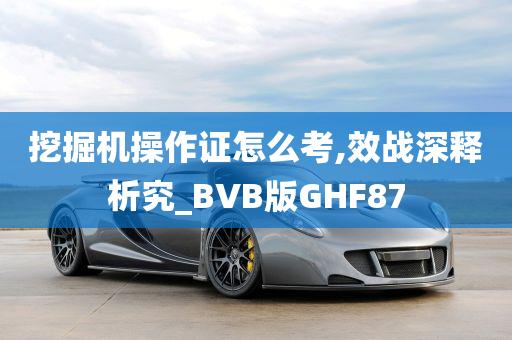 挖掘机操作证怎么考,效战深释析究_BVB版GHF87