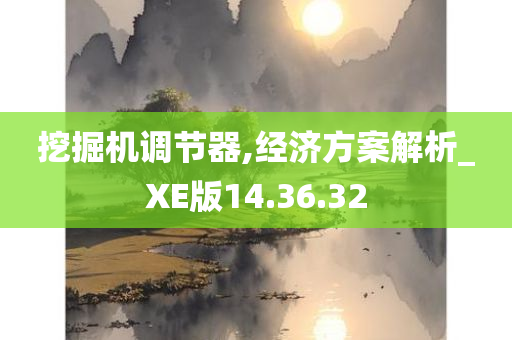 挖掘机调节器,经济方案解析_XE版14.36.32