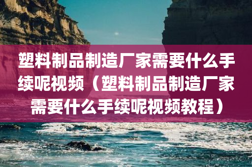 塑料制品制造厂家需要什么手续呢视频（塑料制品制造厂家需要什么手续呢视频教程）