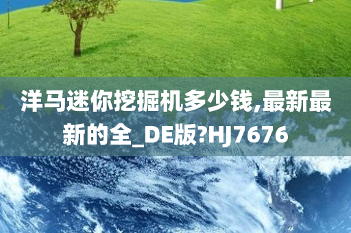 洋马迷你挖掘机多少钱,最新最新的全_DE版?HJ7676