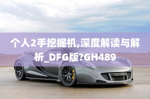 个人2手挖掘机,深度解读与解析_DFG版?GH489