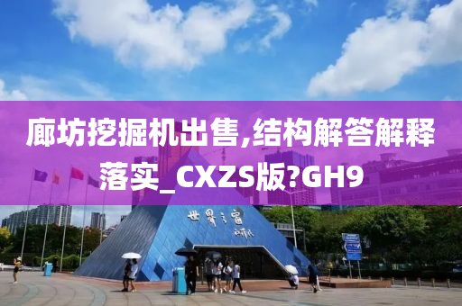 廊坊挖掘机出售,结构解答解释落实_CXZS版?GH9