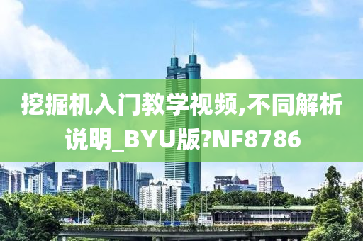 挖掘机入门教学视频,不同解析说明_BYU版?NF8786