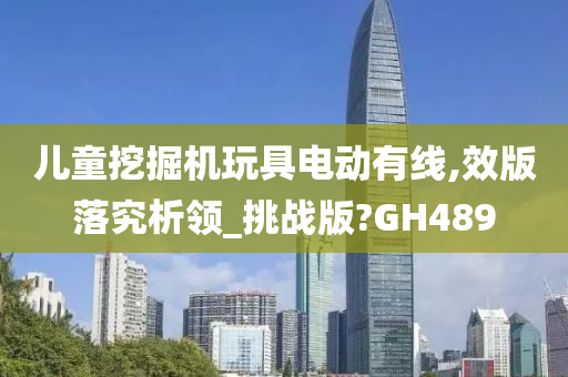 儿童挖掘机玩具电动有线,效版落究析领_挑战版?GH489