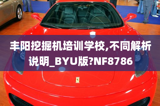 丰阳挖掘机培训学校,不同解析说明_BYU版?NF8786