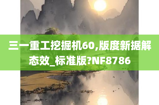 三一重工挖掘机60,版度新据解态效_标准版?NF8786