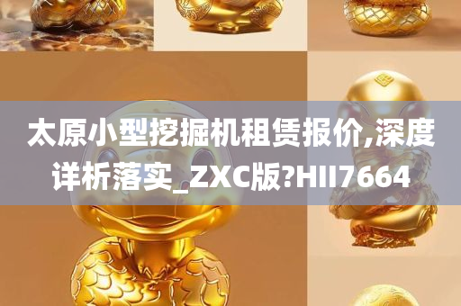 太原小型挖掘机租赁报价,深度详析落实_ZXC版?HII7664