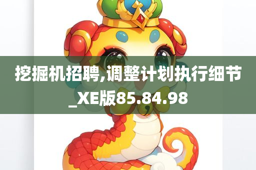 挖掘机招聘,调整计划执行细节_XE版85.84.98