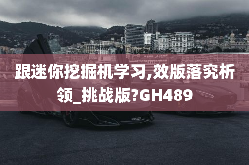 跟迷你挖掘机学习,效版落究析领_挑战版?GH489