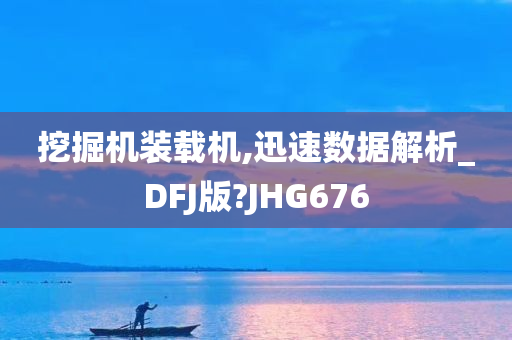 挖掘机装载机,迅速数据解析_DFJ版?JHG676