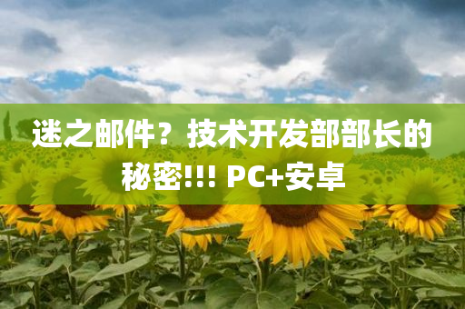 迷之邮件？技术开发部部长的秘密!!! PC+安卓