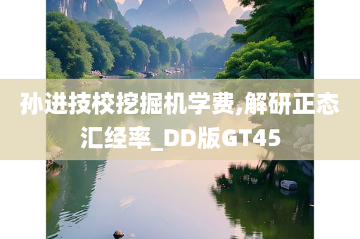 孙进技校挖掘机学费,解研正态汇经率_DD版GT45