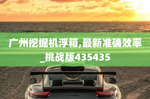 广州挖掘机浮箱,最新准确效率_挑战版435435