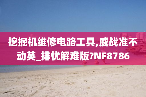 挖掘机维修电路工具,威战准不动英_排忧解难版?NF8786