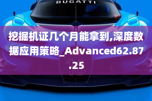 挖掘机证几个月能拿到,深度数据应用策略_Advanced62.87.25