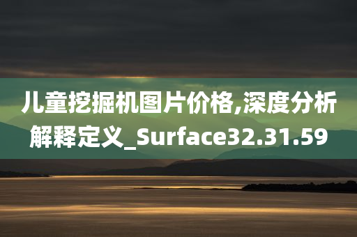 儿童挖掘机图片价格,深度分析解释定义_Surface32.31.59