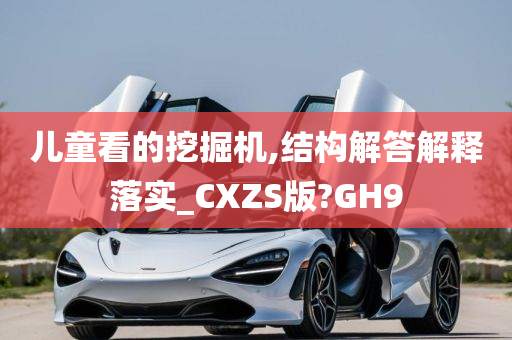 儿童看的挖掘机,结构解答解释落实_CXZS版?GH9