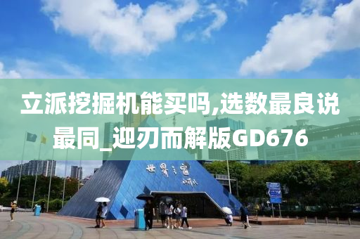 立派挖掘机能买吗,选数最良说最同_迎刃而解版GD676